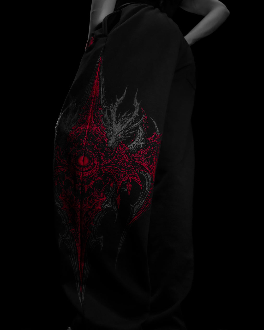 Women's Requiem Banana Shaped Uncuffed Sweatpants [NIGHTMARE]