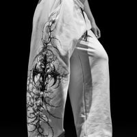 Immortal Tarnished Fit Sweatpants [DIVINE WHITE]
