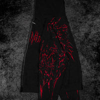 Deathkeeper Oversized Zip-up Hoodie [INFERNO]