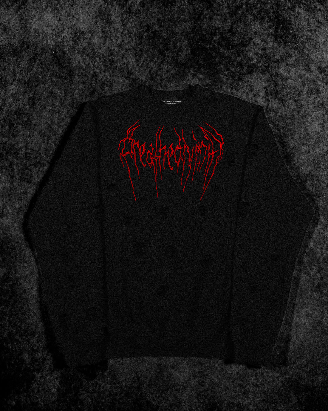 Mens Oversized Tarnished Crewneck [NIGHTMARE]