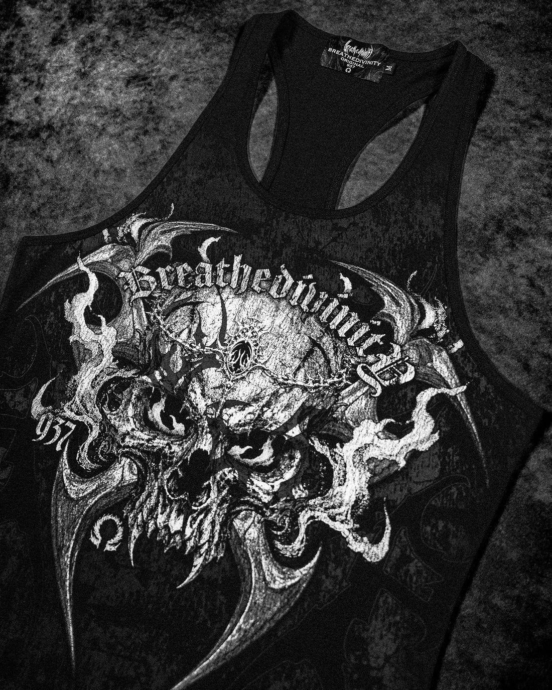 Wither Skeleton Bodybuilding Stringer [VOID BLACK]