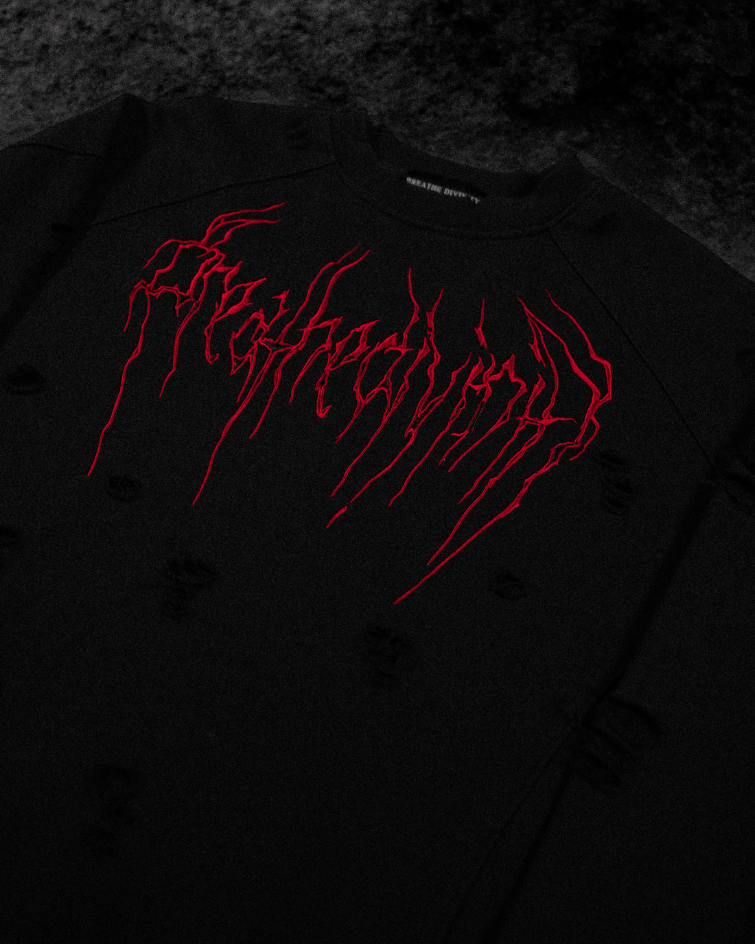 Mens Oversized Tarnished Crewneck [NIGHTMARE]