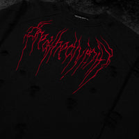 Mens Oversized Tarnished Crewneck [NIGHTMARE]