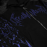 Deathkeeper Oversized Zip-up Hoodie [DUSK]
