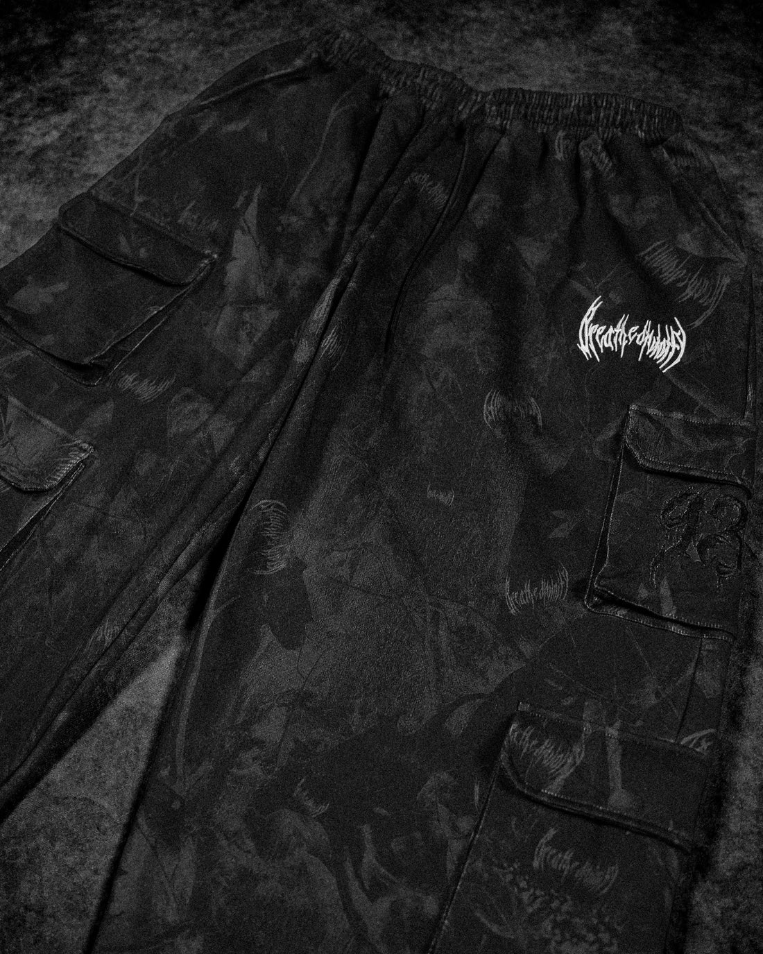 Camo Oversized Luxury Cargos [NIGHTSHADE CAMO]
