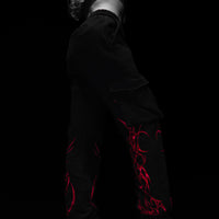 Women's Scarlet Kiss Cargo Sweatpants [NIGHTMARE]