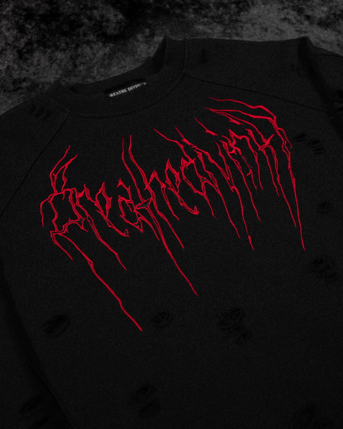 Mens Oversized Tarnished Crewneck [NIGHTMARE]
