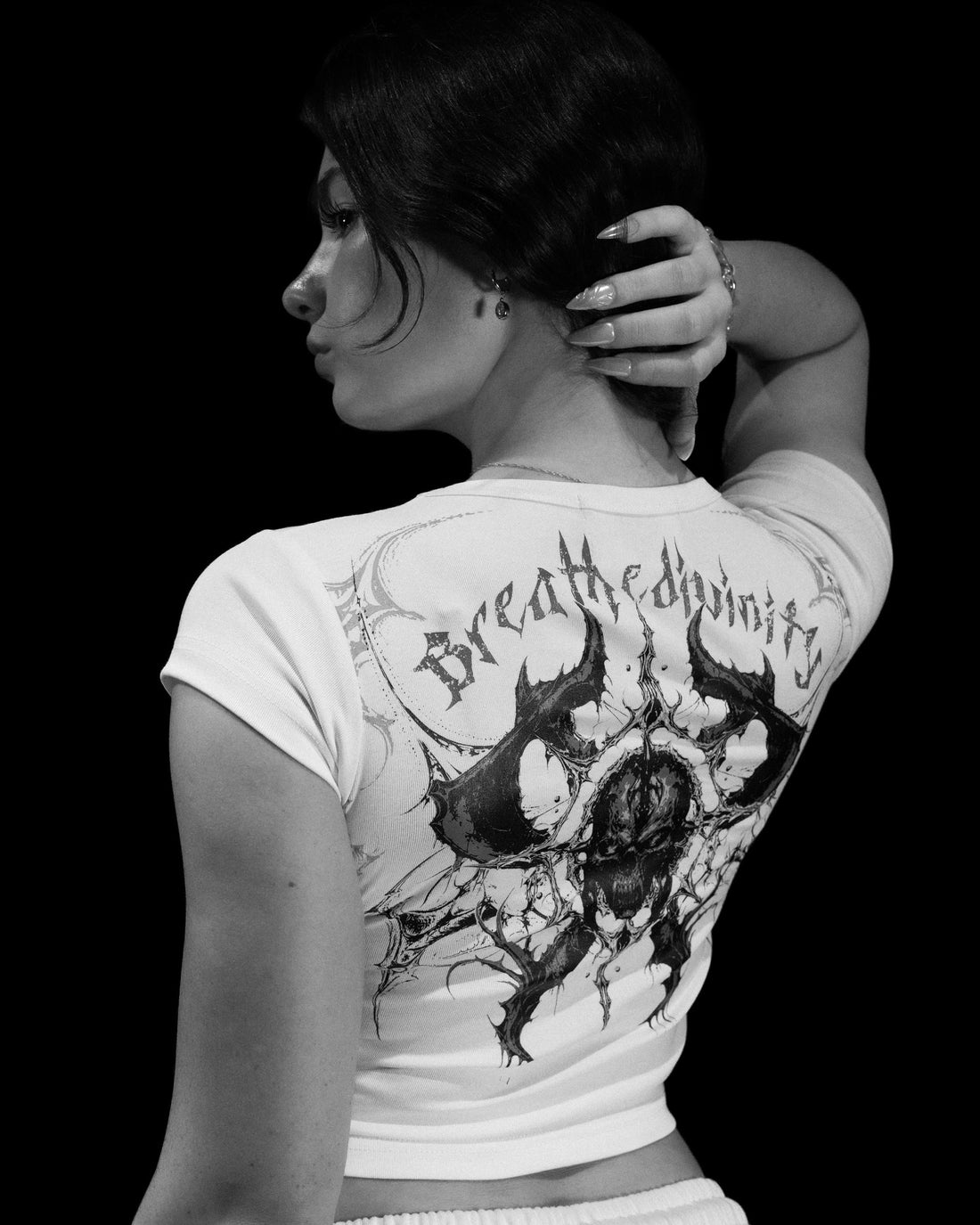 Covenant Fitted Baby Tee [DIVINE WHITE]