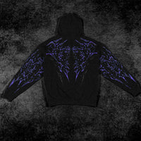 Deathkeeper Oversized Zip-up Hoodie [DUSK]