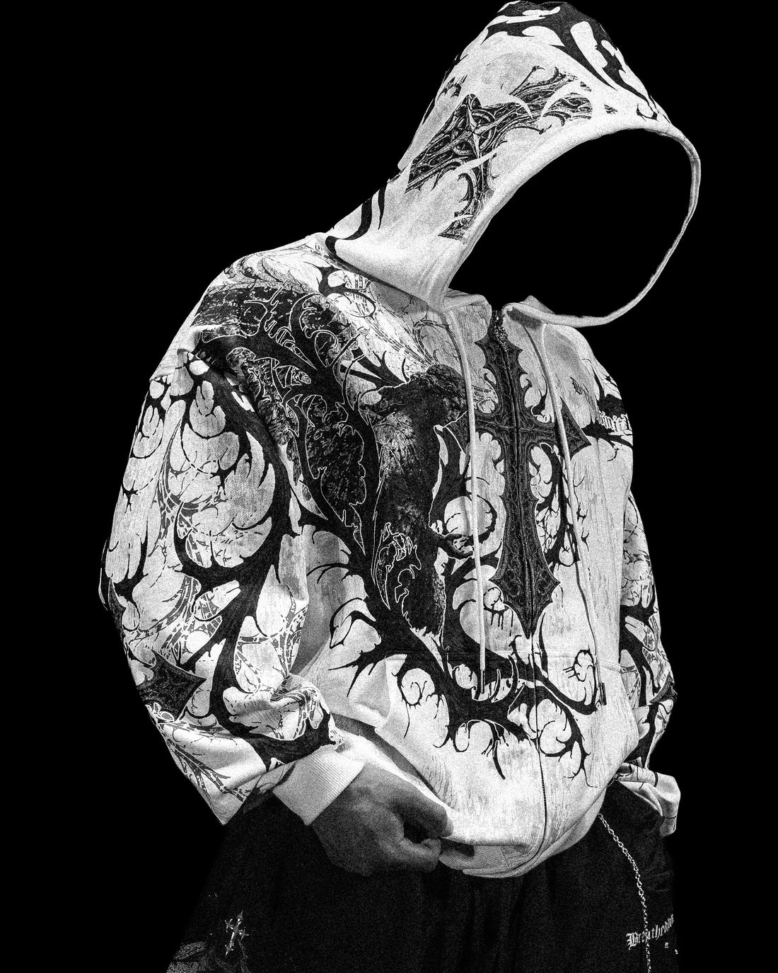 Sanctuary Oversized Zip-up Hoodie [DIVINE WHITE]