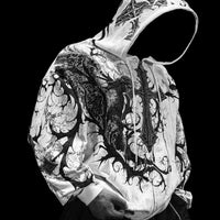 Sanctuary Oversized Zip-up Hoodie [DIVINE WHITE]