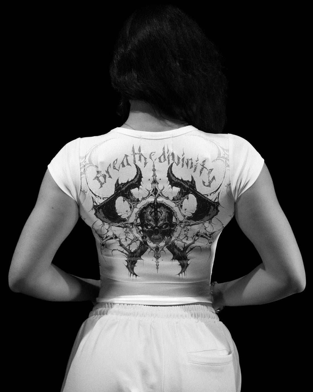 Covenant Fitted Baby Tee [DIVINE WHITE]