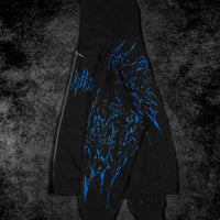 Deathkeeper Oversized Zip-up Hoodie [MOONLIGHT BLUE]