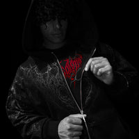 Nocturnal Oversized Zip-up Hoodie [DARKNESS]