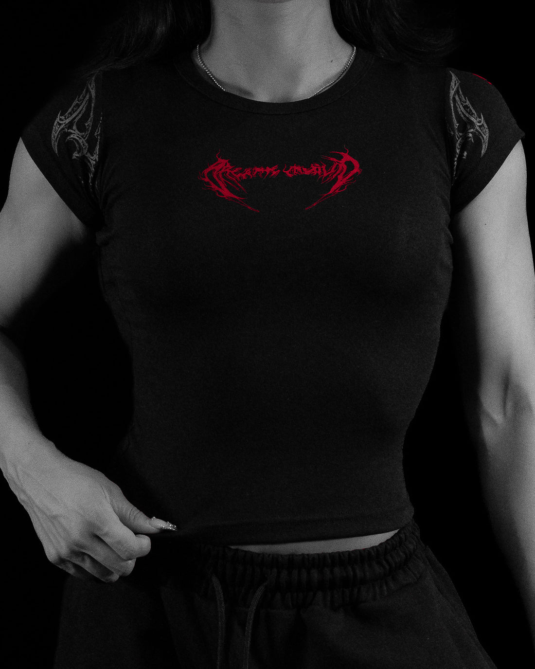 Women's Requiem Baby Tee [NIGHTMARE]