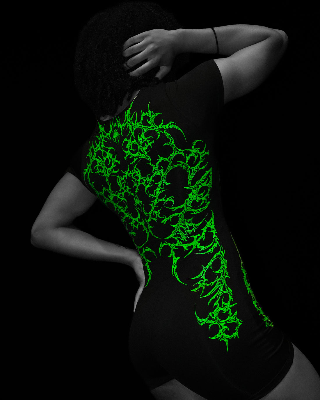 Women's Void Tech™ Spider Corpse Bodysuit [GLOW IN THE DARK]