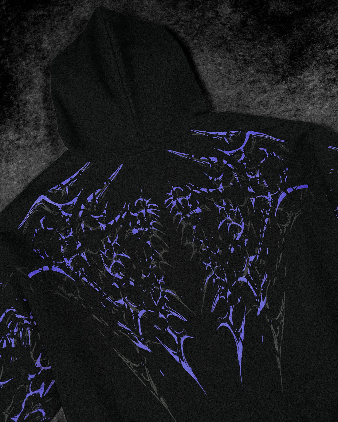Deathkeeper Oversized Zip-up Hoodie [DUSK]