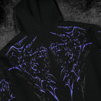 Deathkeeper Oversized Zip-up Hoodie [DUSK]