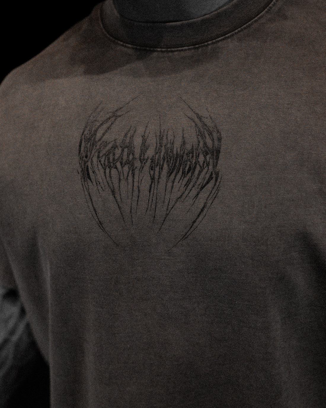 Eclipse Oversized T-shirt [DECAYED BROWN WASH]