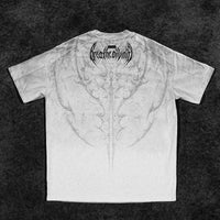 Hellspawn Ruined Oversized T-shirt [BONE]