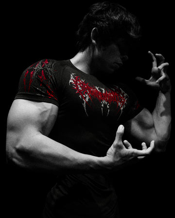 Void Tech™ Cyber Skeleton Compression [HEAVENLY RED]