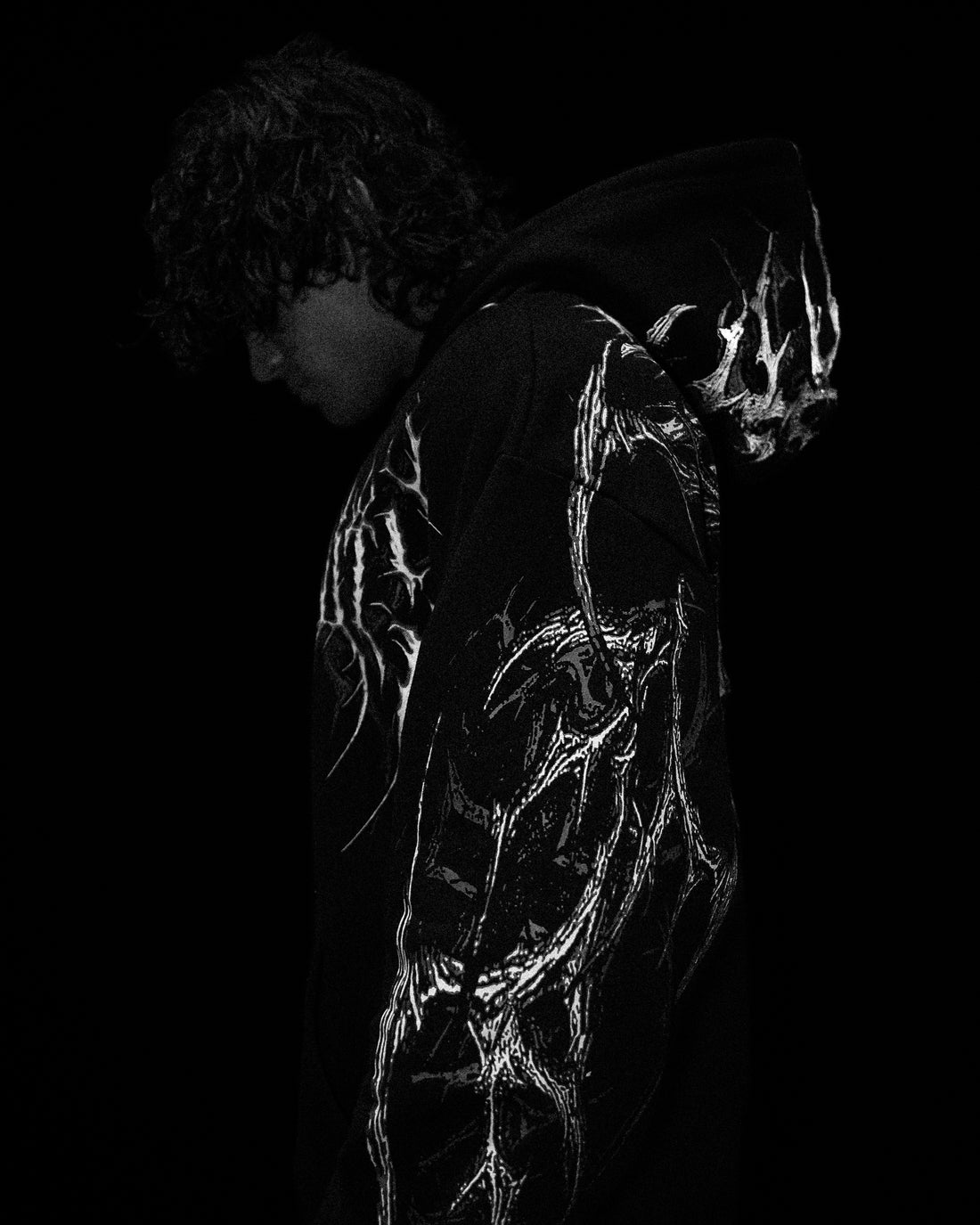 Nightreign Oversized pullover hoodie [MIDNIGHT]