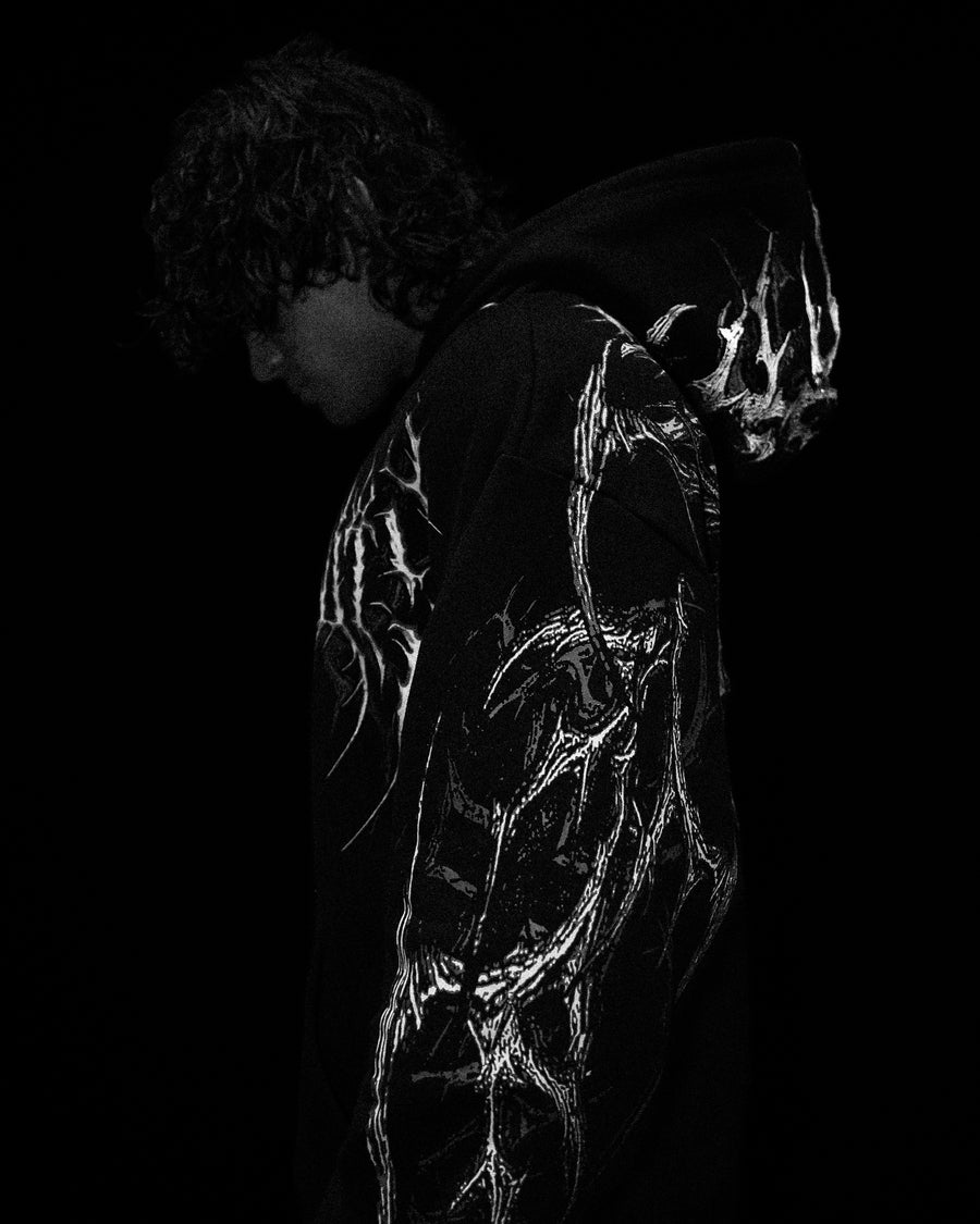 Nightreign Oversized pullover hoodie [MIDNIGHT]