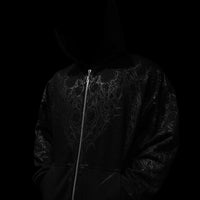 Nocturnal Oversized Zip-up Hoodie [DARKNESS]