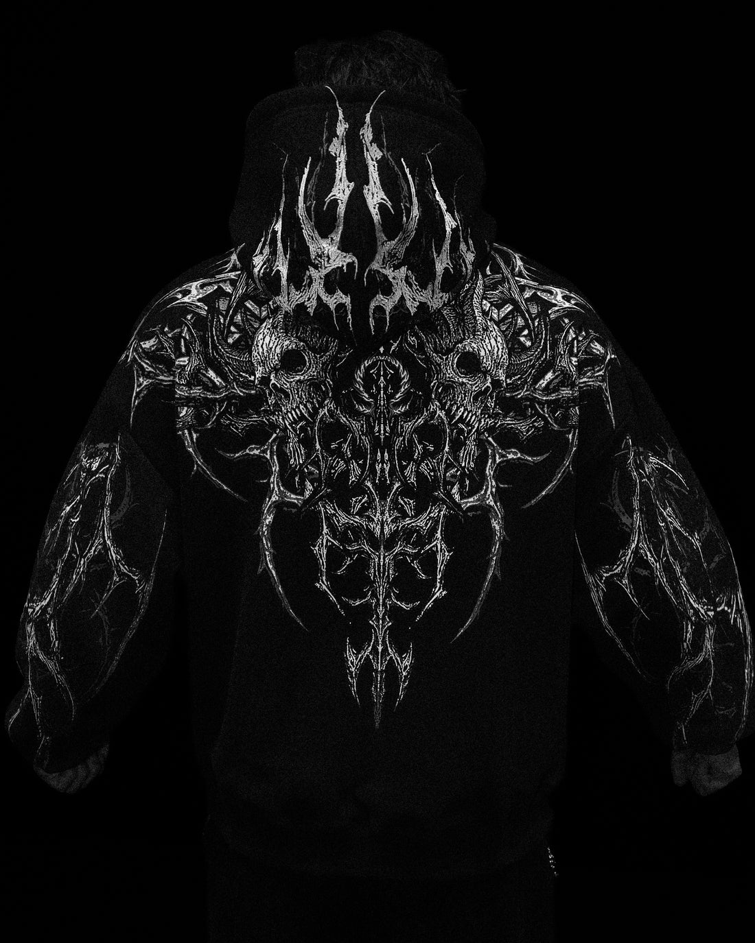 Nightreign Oversized pullover hoodie [MIDNIGHT]