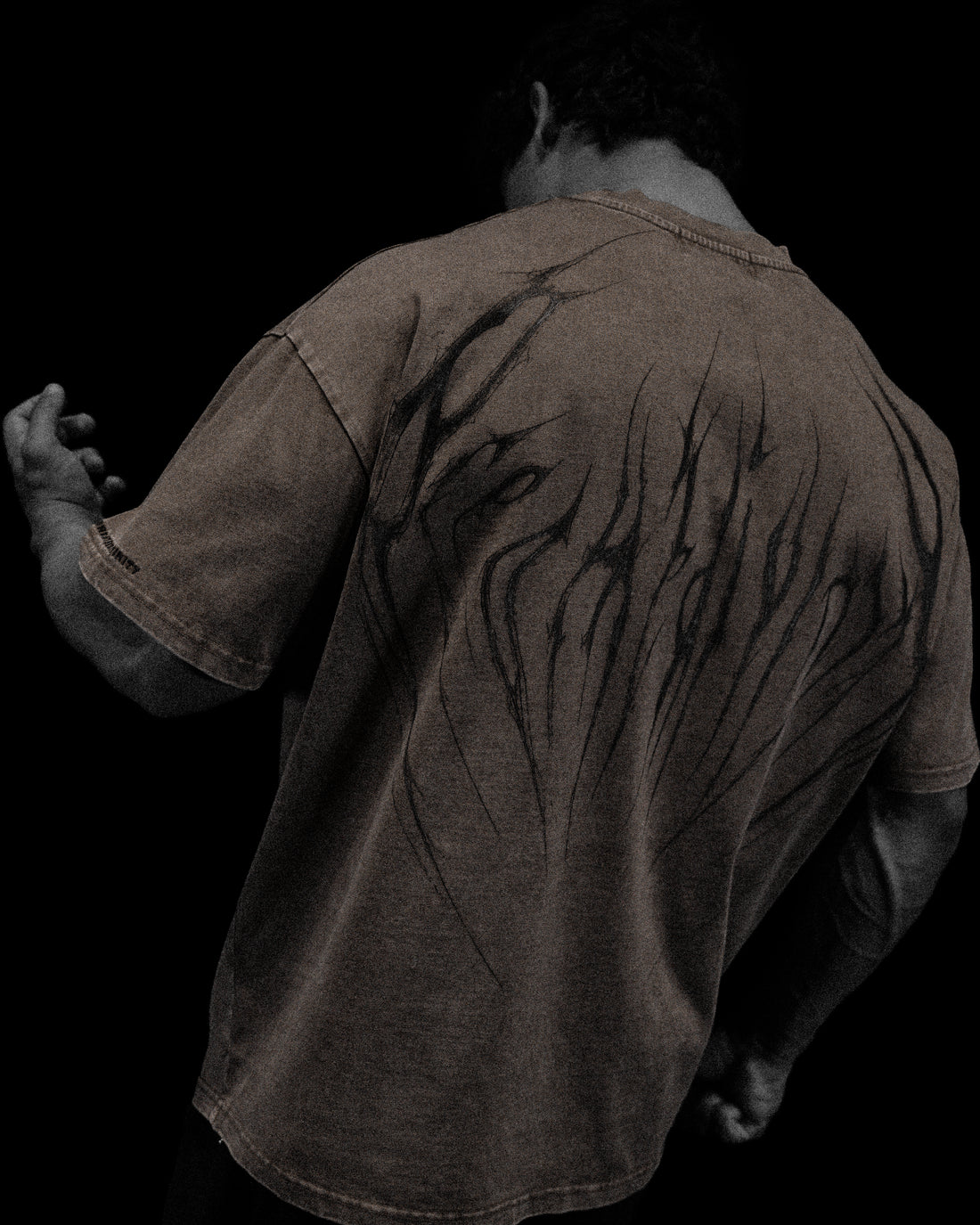 Eclipse Oversized T-shirt [DECAYED BROWN WASH]