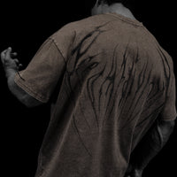Eclipse Oversized T-shirt [DECAYED BROWN WASH]