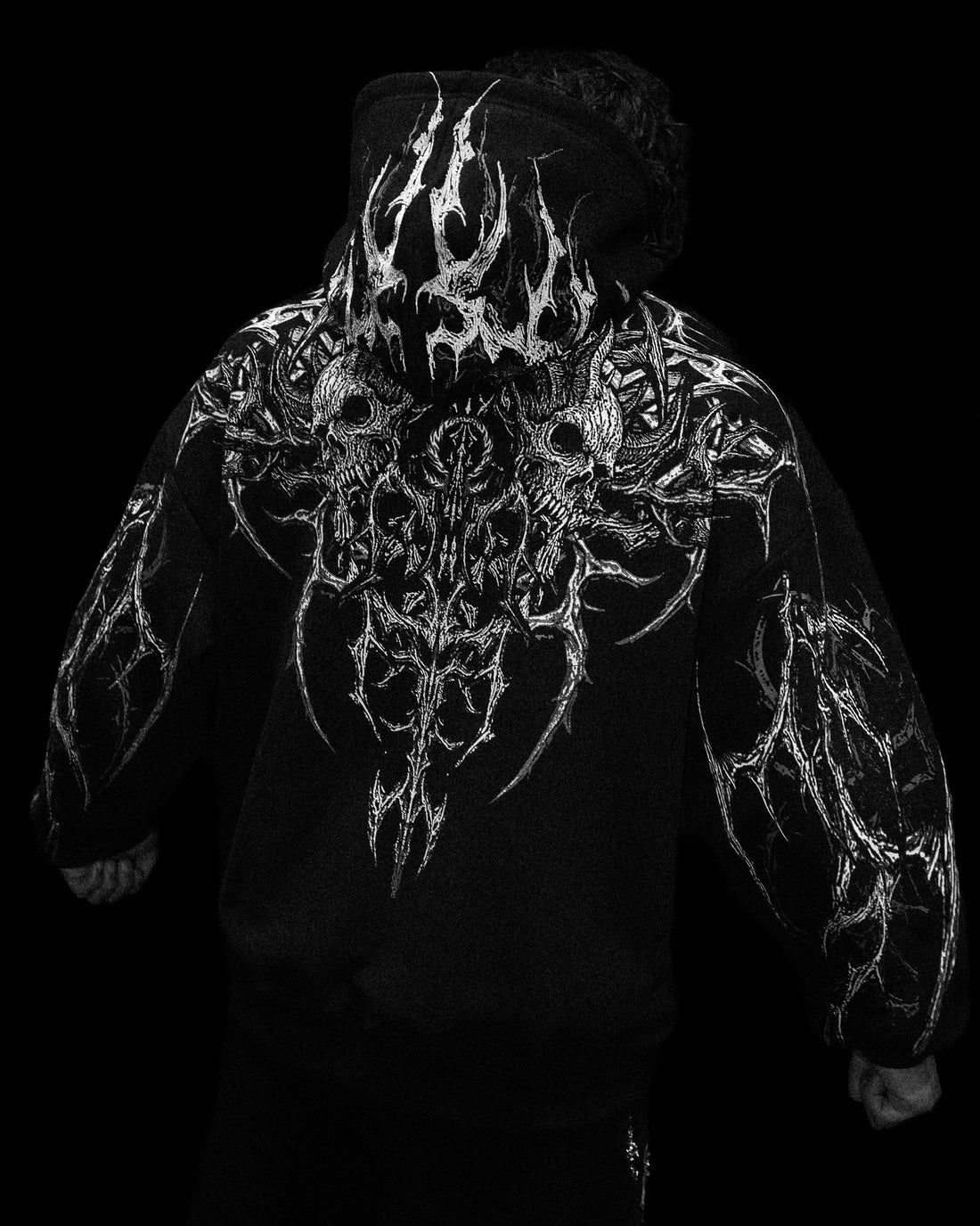 Nightreign Oversized pullover hoodie [MIDNIGHT]
