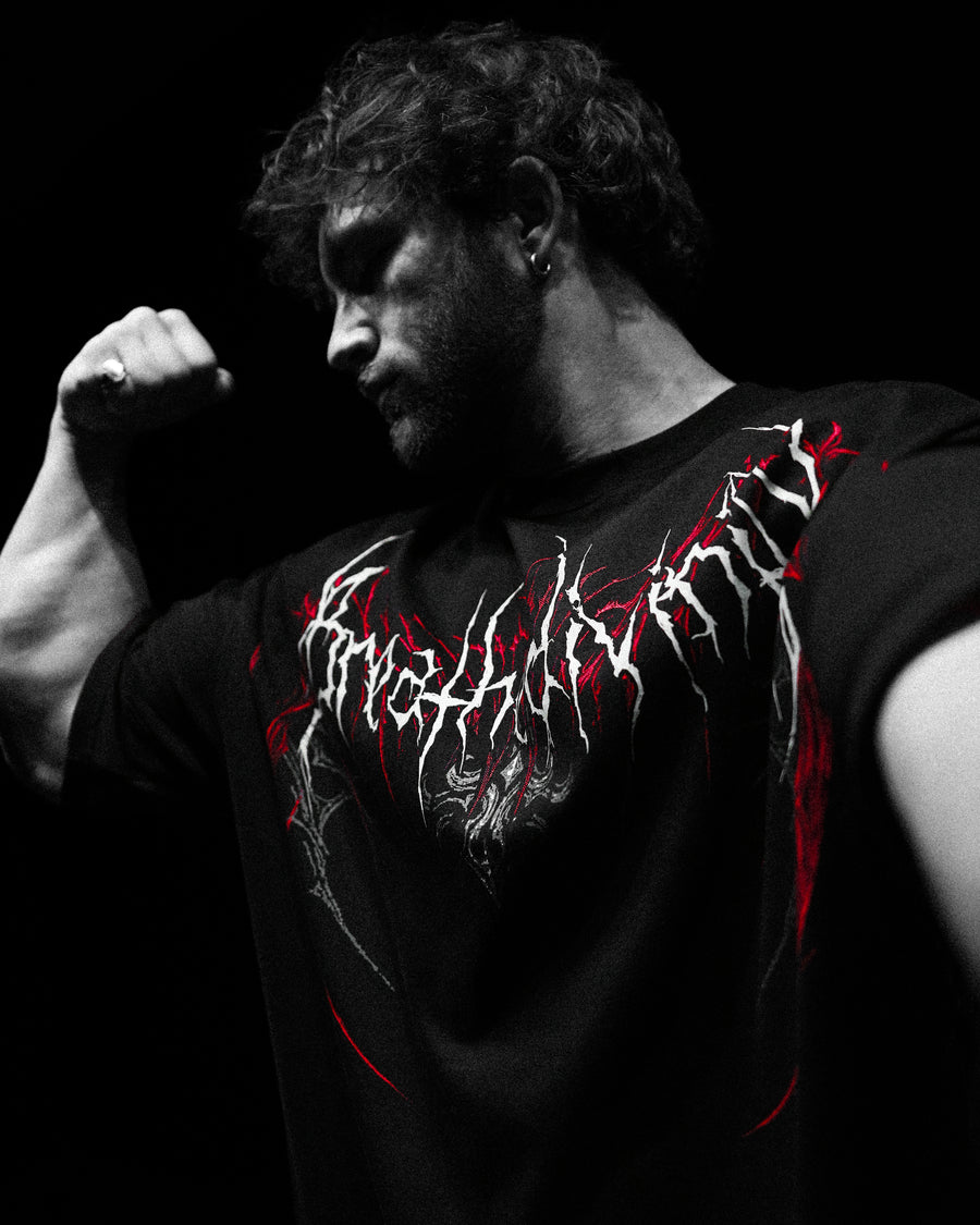 Heaven's Gate Oversized T-shirt [HEAVENLY RED]