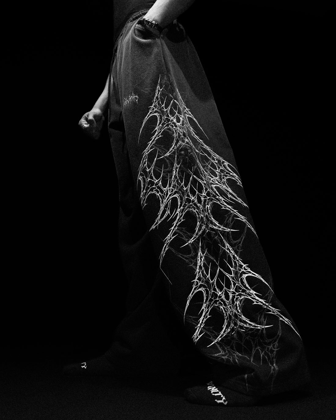 Parallel Dimension Banana Shape Uncuffed sweatpants [SMOKE]