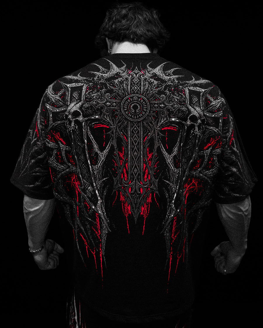 Heaven's Gate Oversized T-shirt [NIGHTMARE]