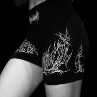 Women's Void Tech™ Crimson Vow Seamless Shorts [VOID BLACK]