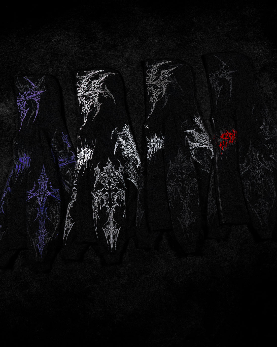 Celestial Blade Oversized Zip-up Hoodie [ECLIPSE]