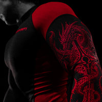 Void Tech™ Blood Wyvern Full-Zip Longsleeve Compression [NIGHTMARE]