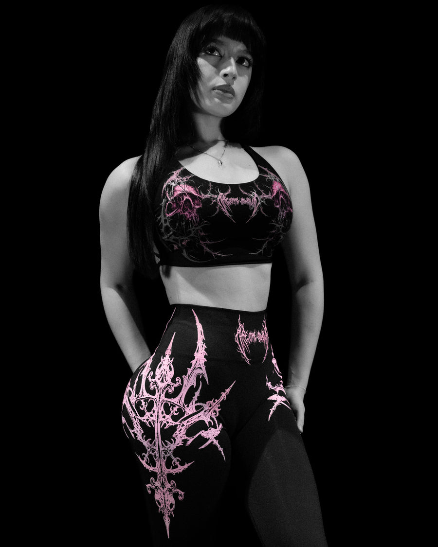 Void Tech™ Divine Ruin Leggings [BLOSSOM PINK] – Breathedivinity