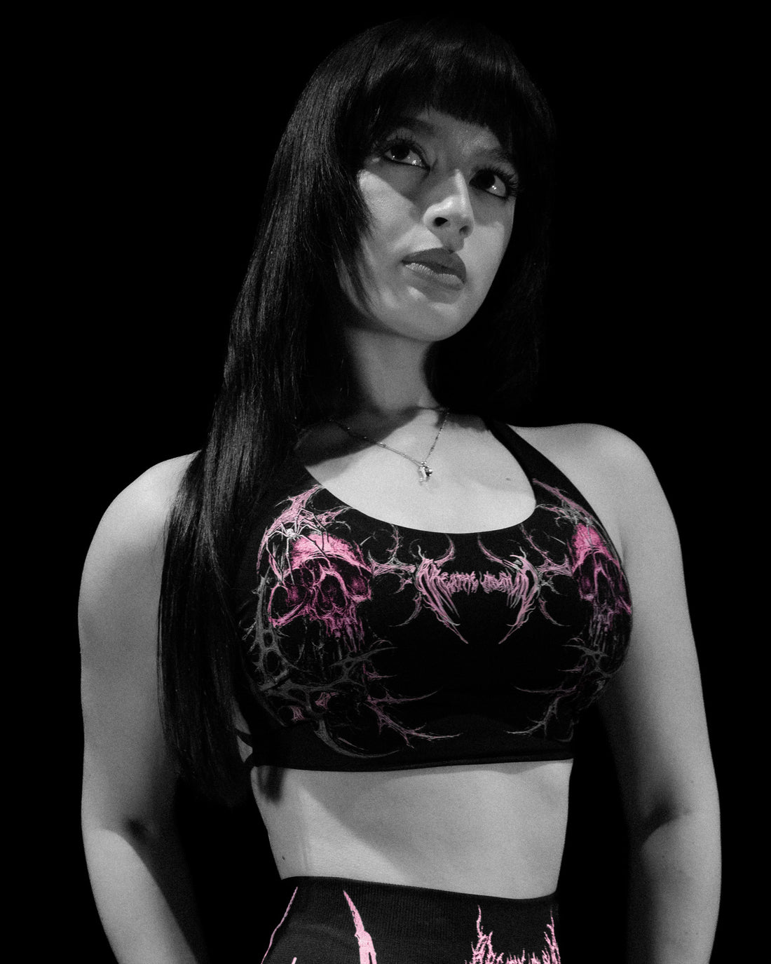 Void Tech™ Death Veil Sports Bra [BLOSSOM PINK]
