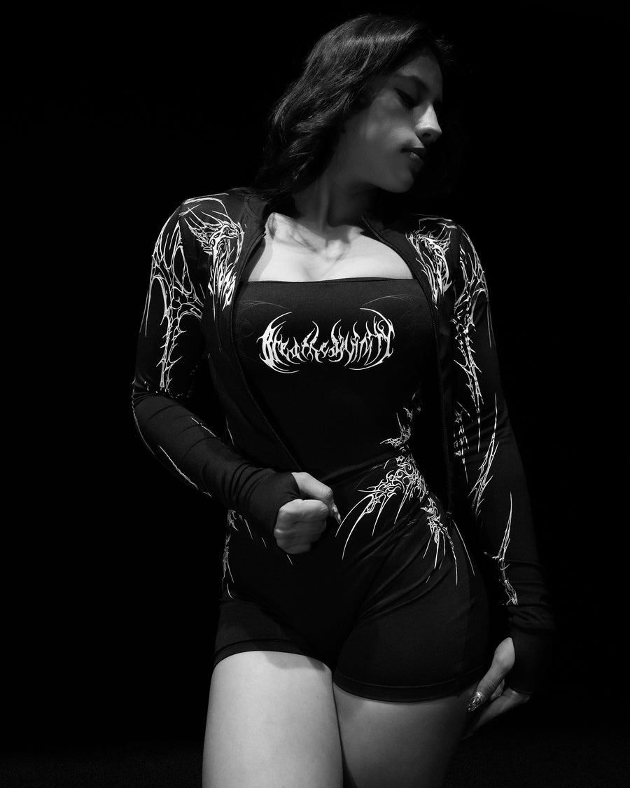 Women's Void Tech™ Moonveil Zip-up Compression jacket [VOID BLACK]