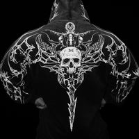 Kingslayer Oversized Zip-up hoodie [SMOKE]