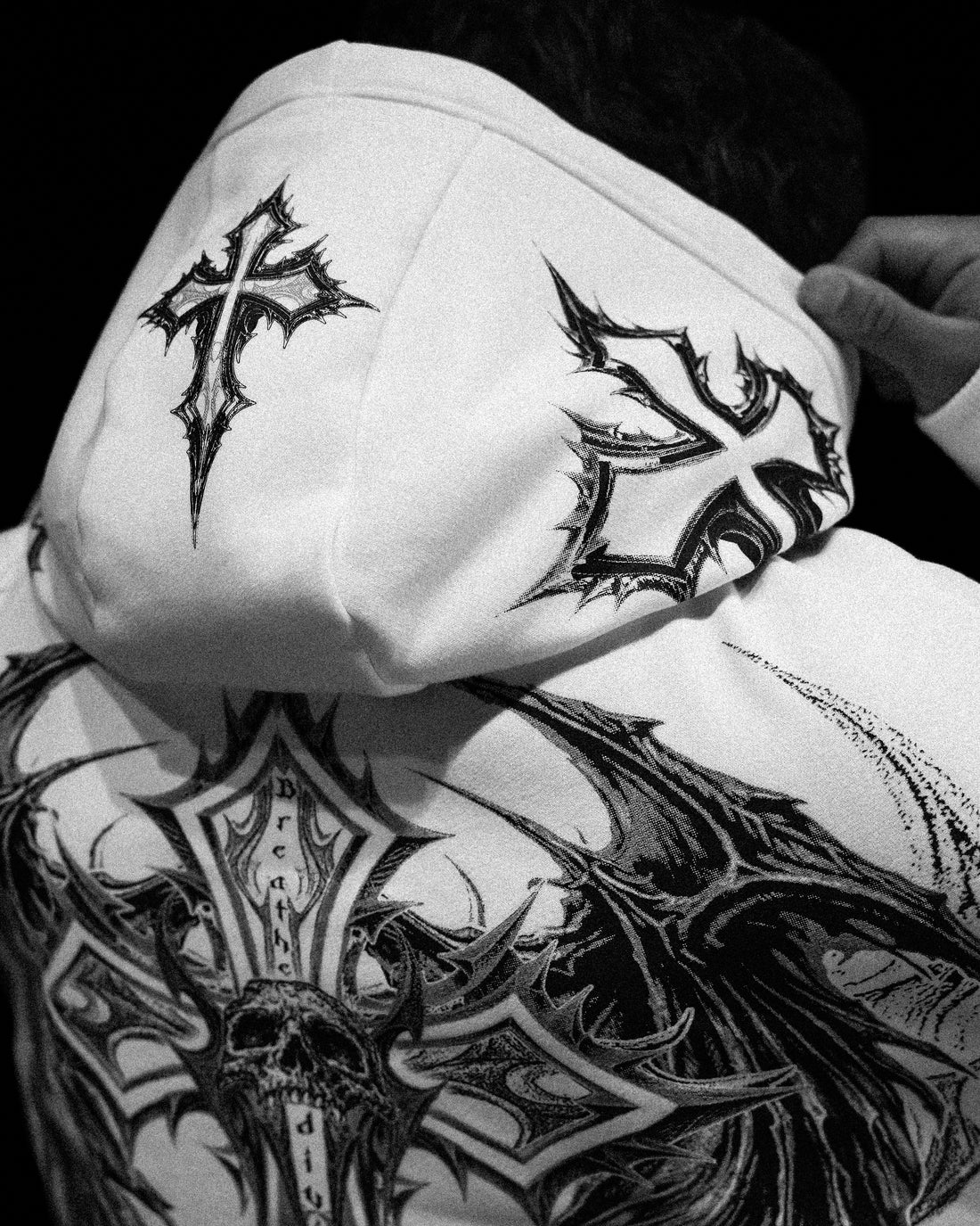 Nightfall Oversized Pullover Hoodie [DIVINE WHITE]