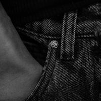 Oversized Distressed Denim Cargo jeans [VINTAGE WASH]