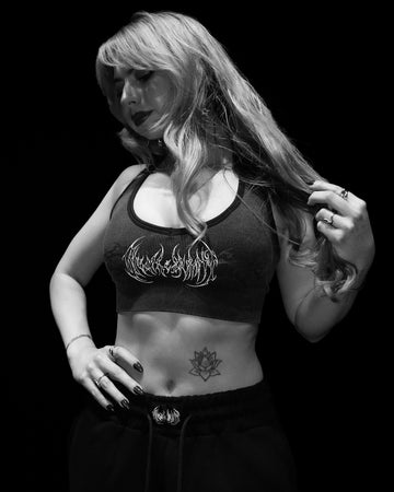 Women's Void Tech™ Blood Sigil Sports Bra [VOID BLACK]