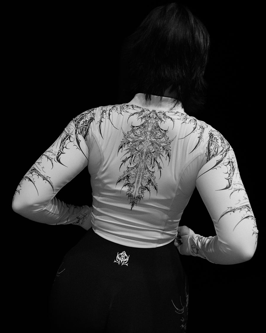 Women's Void Tech™ Cathedral Zip-up Compression Jacket [SILVER] COMING SOON