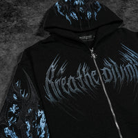 Berserker Oversized Zip-up Hoodie [PULSE]