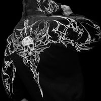 Kingslayer Oversized Zip-up hoodie [SMOKE]