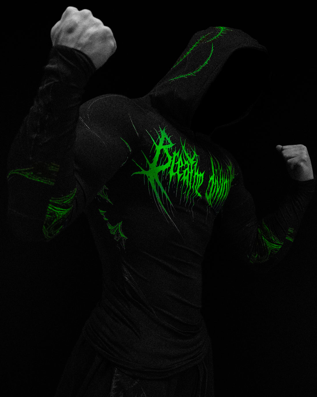 Void Tech™ Pulsefire Hoodie Compression [NEON GREEN]