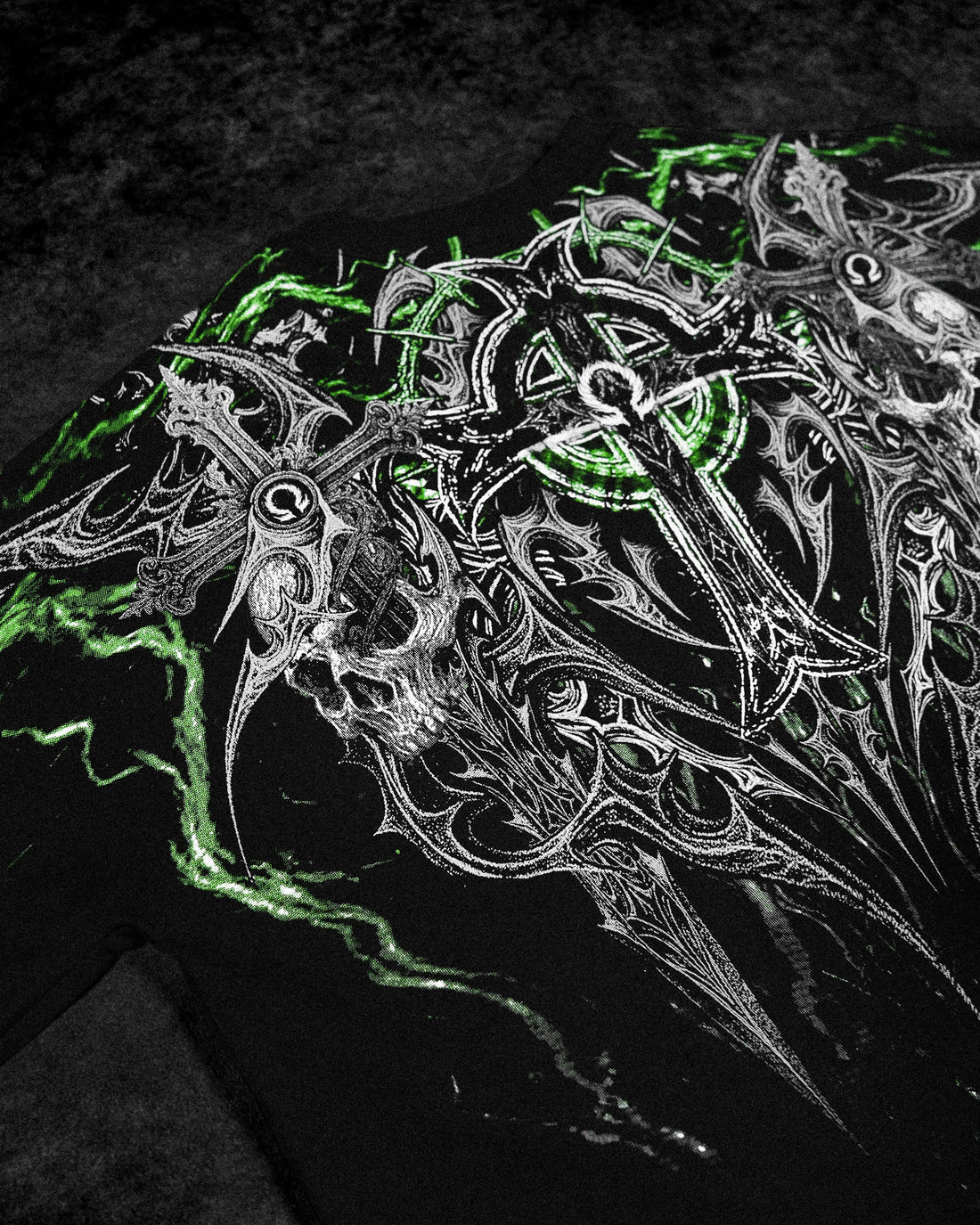 Resurrection Oversized T-shirt [NEON GREEN]